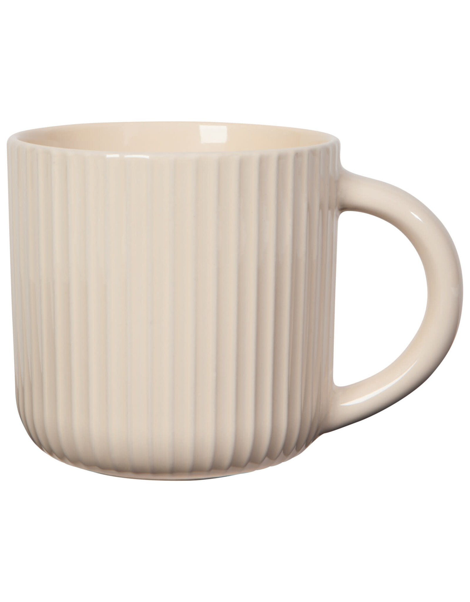 Ecru Fluted Mug