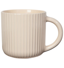 Ecru Fluted Mug