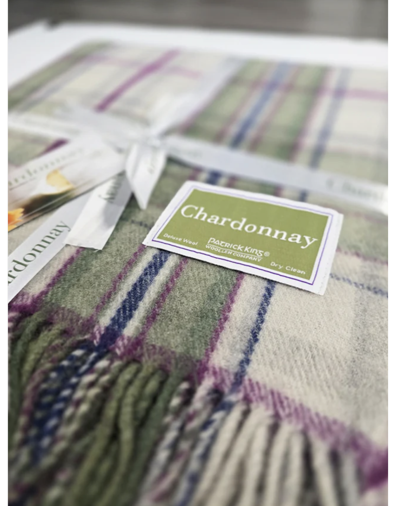 Patrick King Woollen Co. PK Highland Wool Throw - Chardonnay