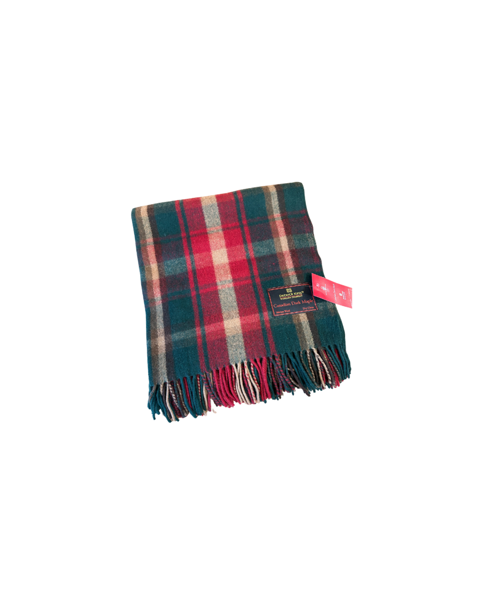 Highland Wool Throw - Canadian Dark Maple
