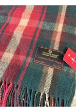 Patrick King Woollen Co. Highland Wool Throw - Canadian Dark Maple