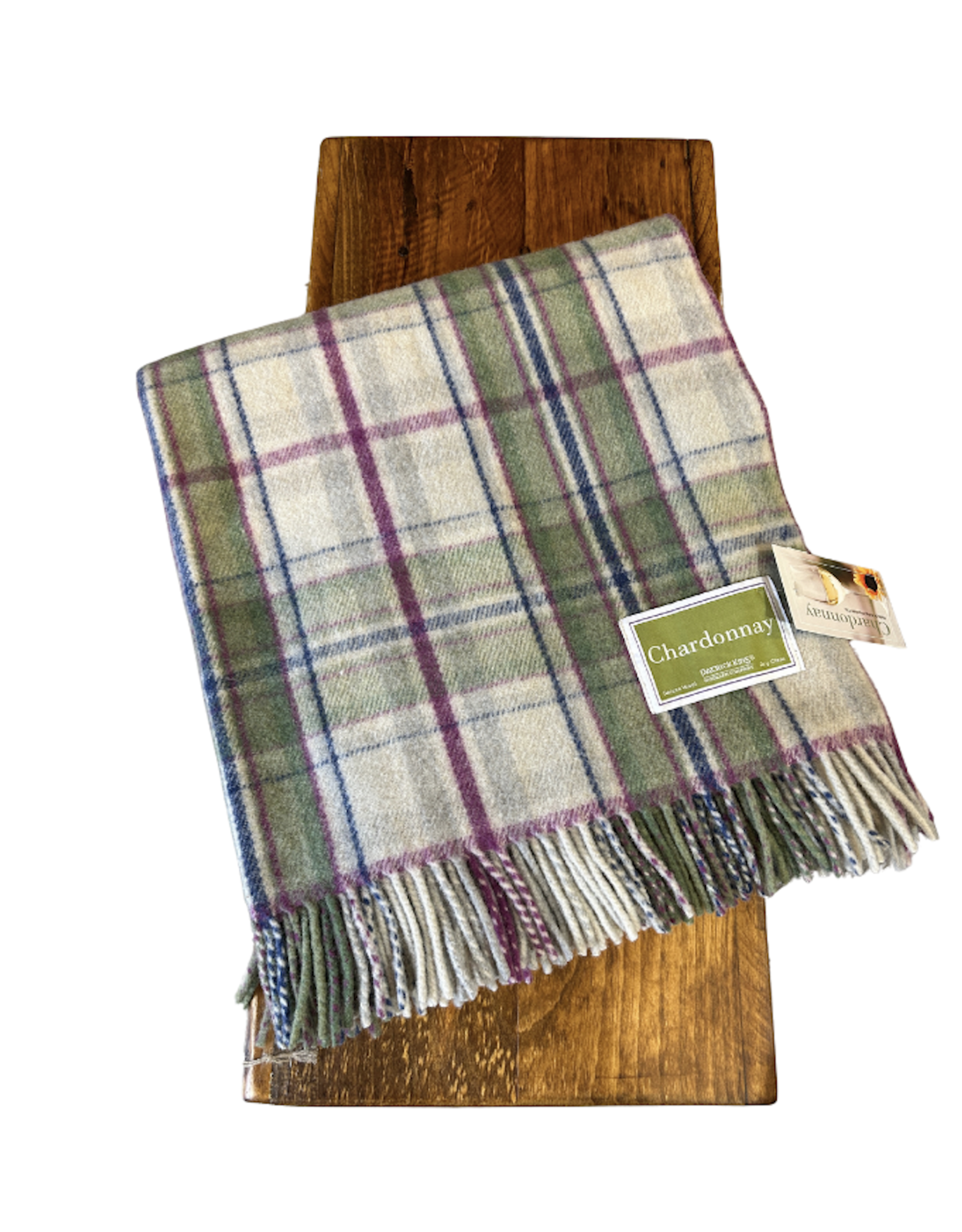 Patrick King Woollen Co. PK Highland Wool Throw - Chardonnay