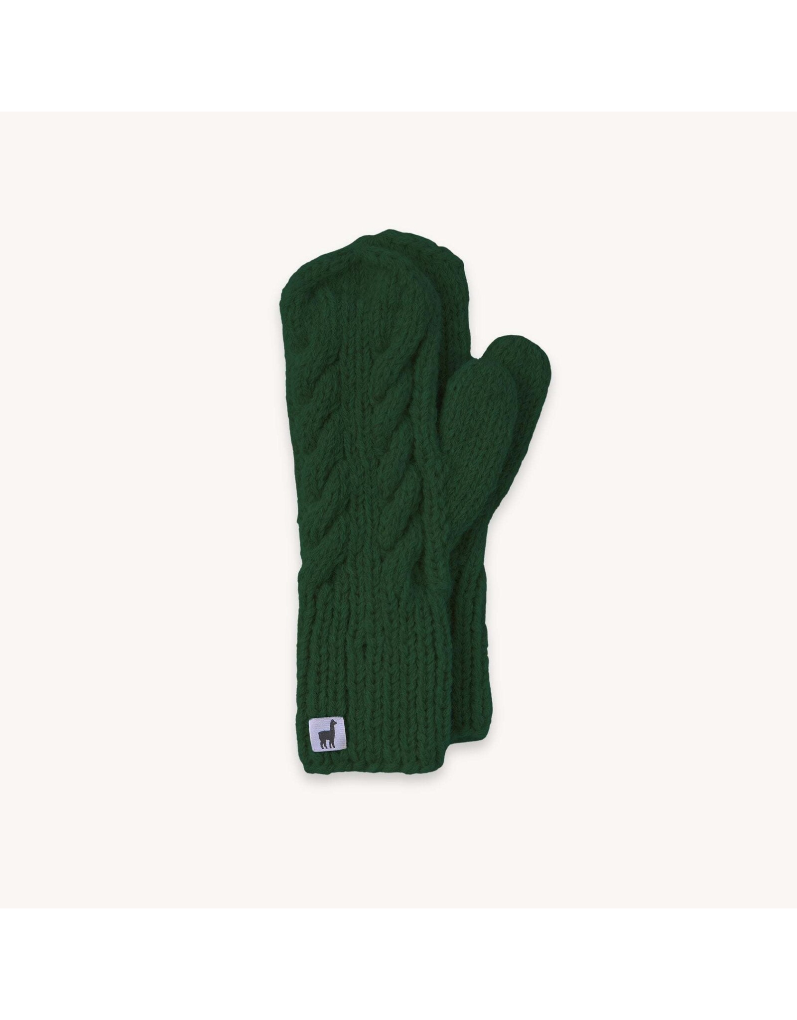 Pokoloko Hand - Knit Alpaca  Mittens - Woodland