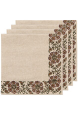 Elysian Block Print Napkins Set/4