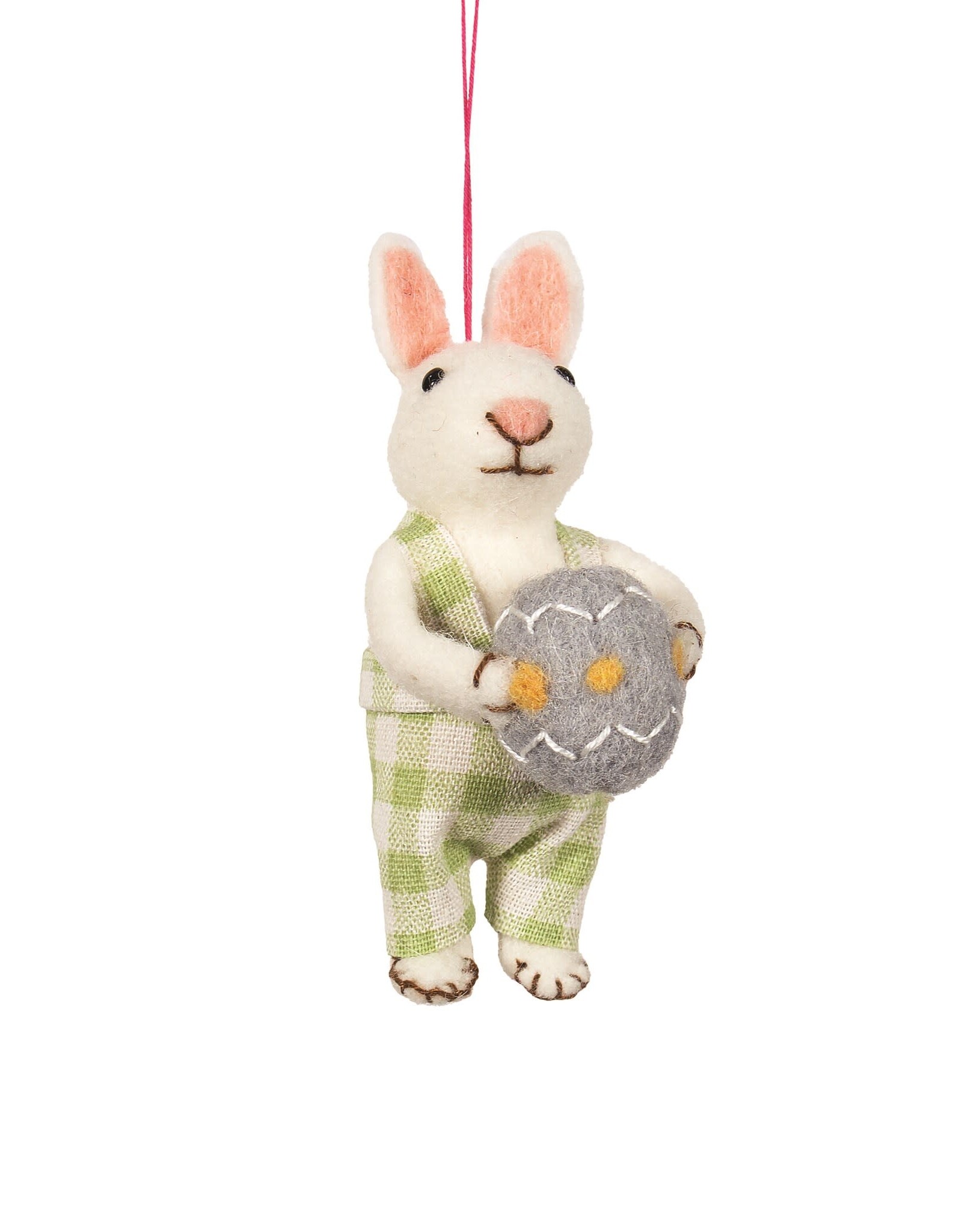 Bunny With Egg Ornament