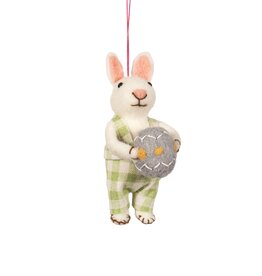 Bunny With Egg Ornament