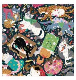 Catmas Chaos 500 Piece Foil Puzzle Catmas Chaos 500 Piece Foil Puzzle