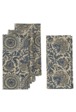 Capri Block Print Napkins S/4