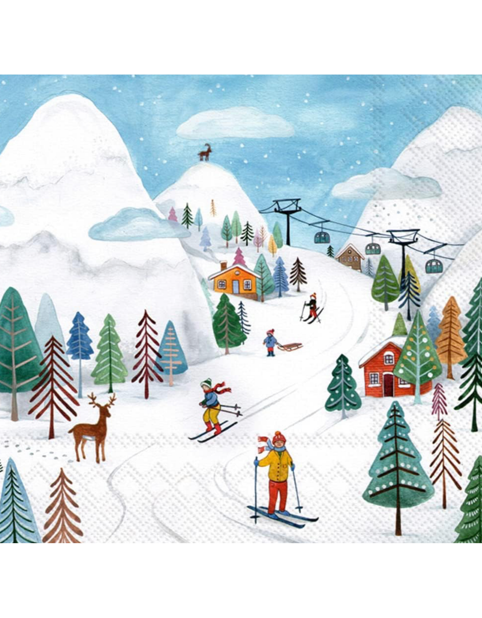 Winter Joy - Paper Cocktail Napkin