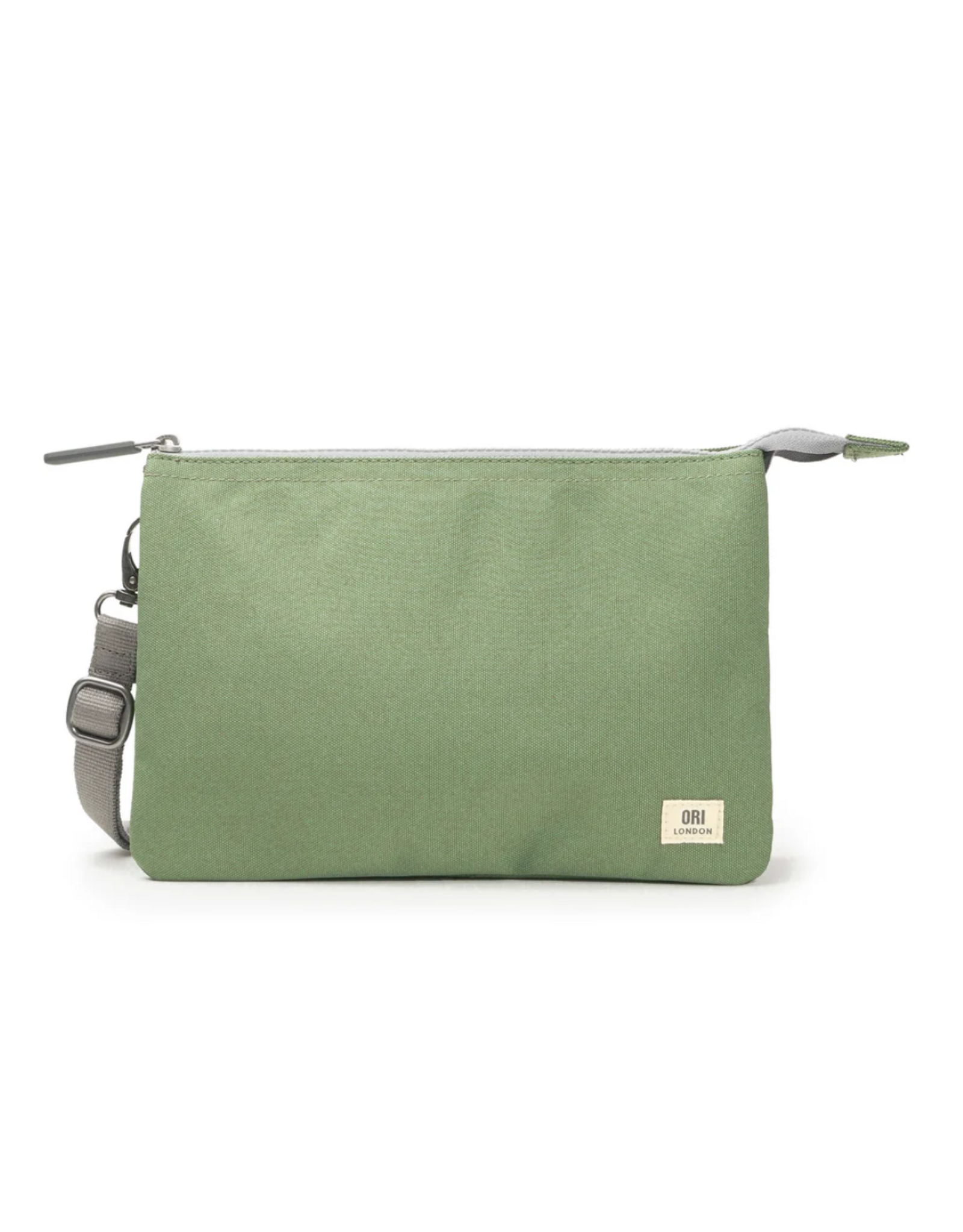 Ori London Carnaby Crossbody XL Recycled Canvas Bag - Granite