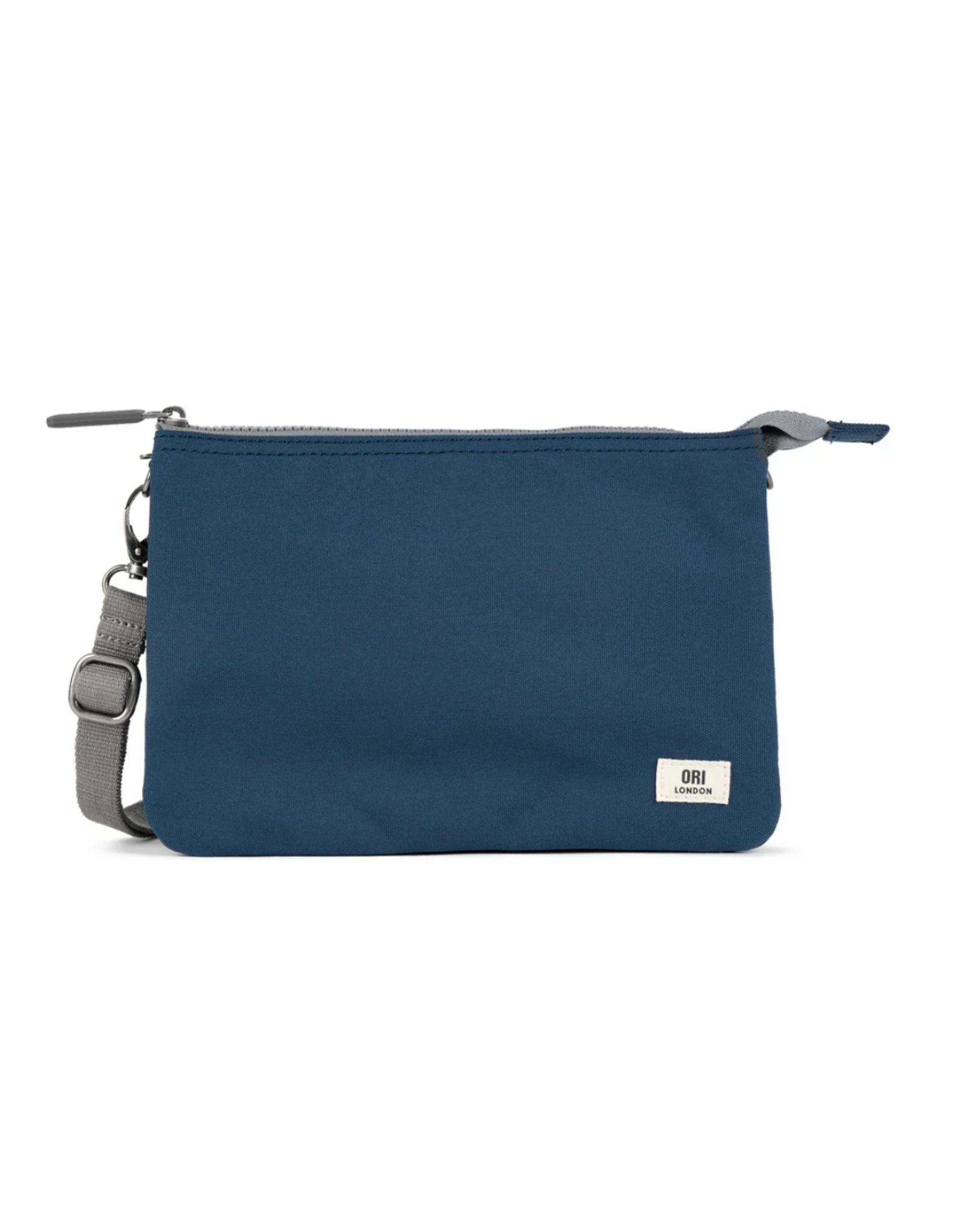 Ori London Carnaby Crossbody XL Recycled Canvas Bag - Deep Blue