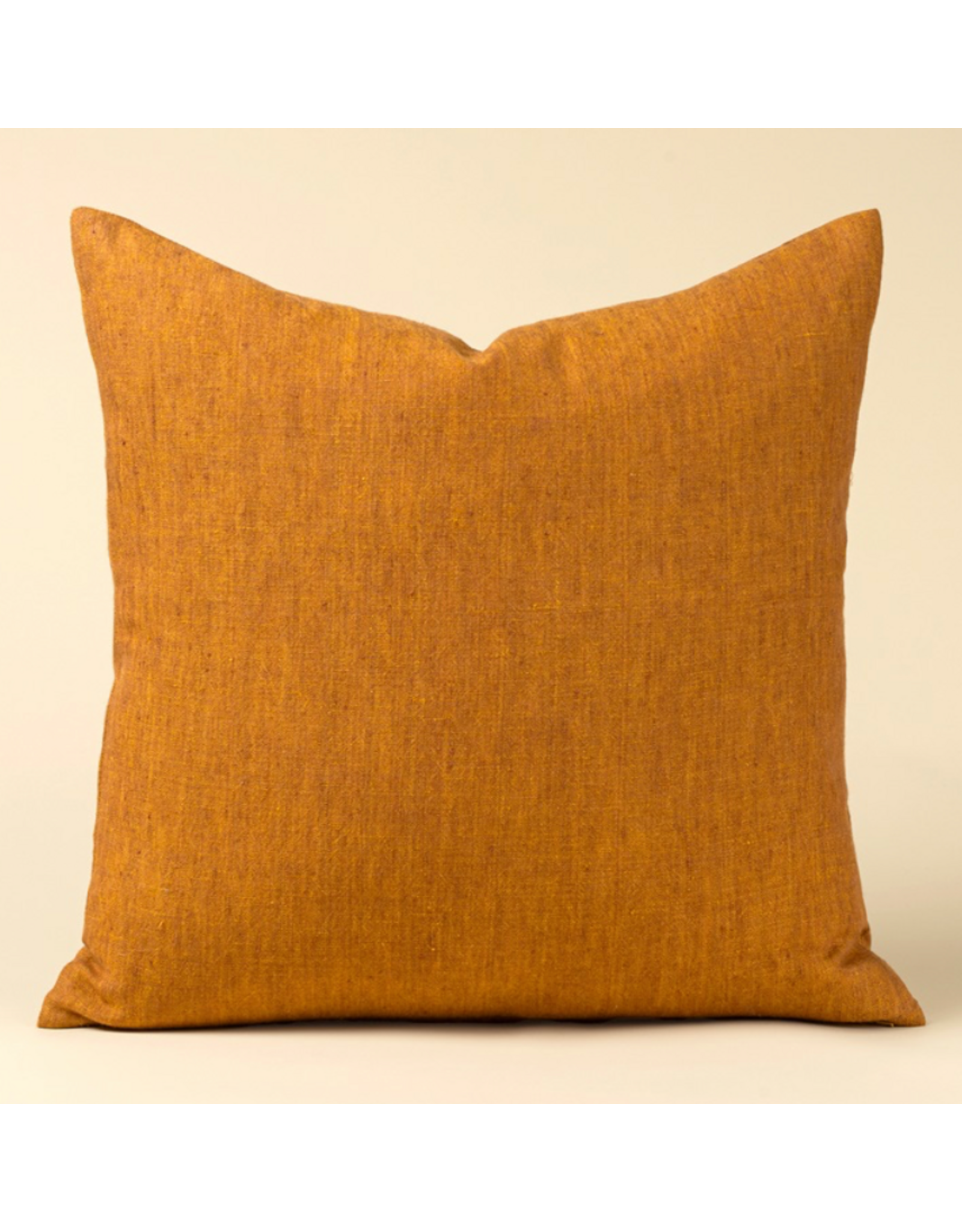 Linen Chambray Pillow - 20x20 - Terracotta