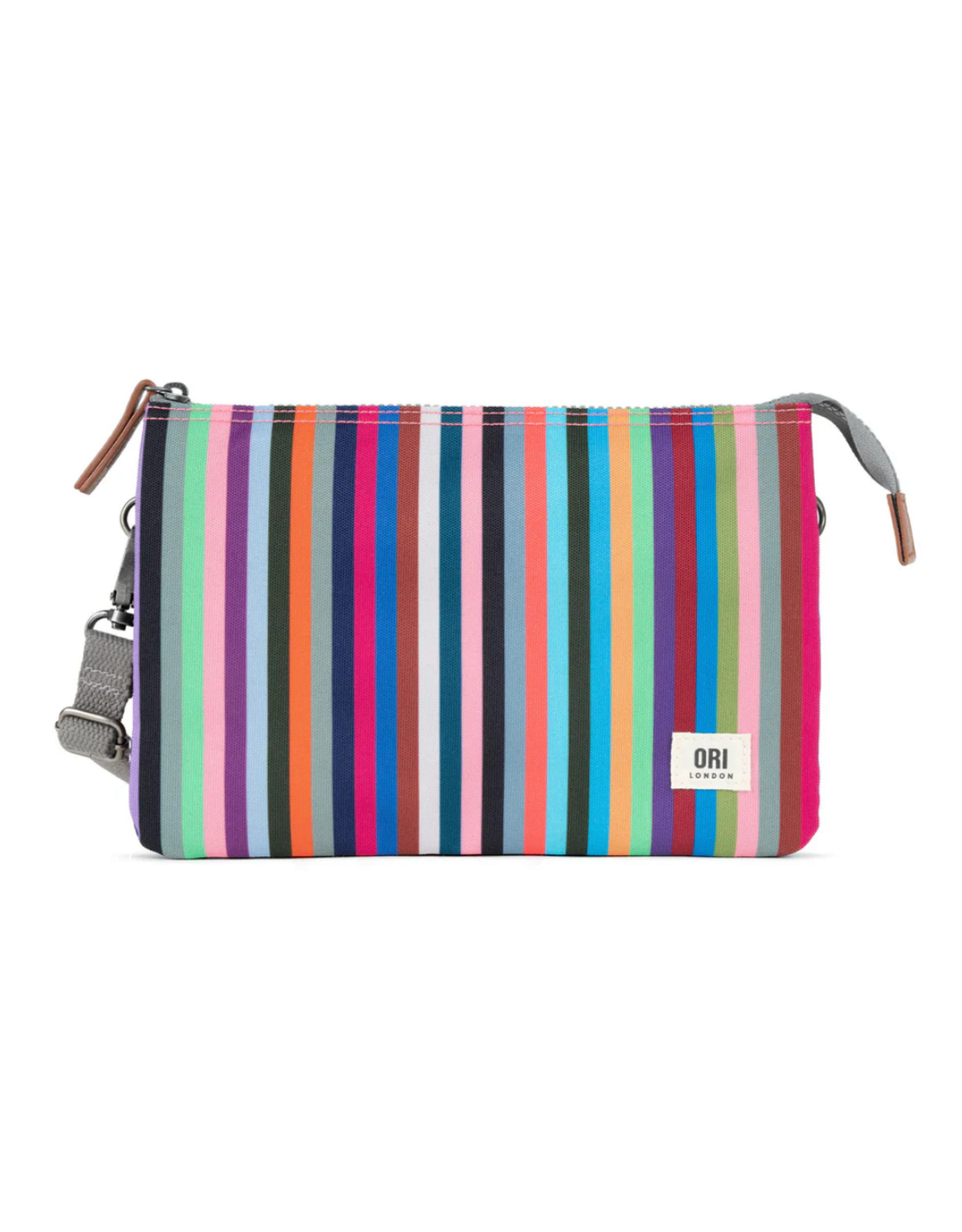Ori London Carnaby XL Crossbody Bag - Multi stripe