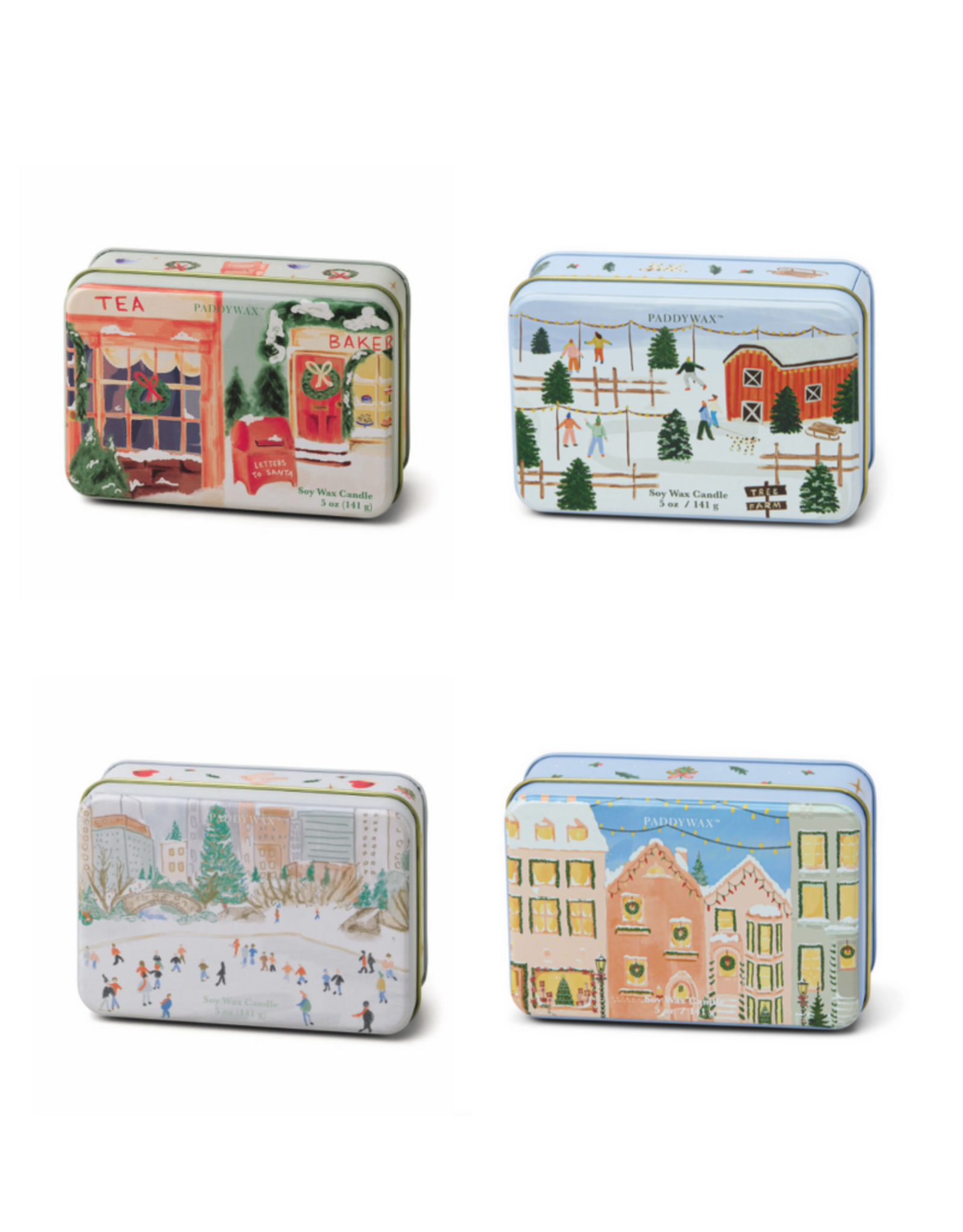 Holiday Tin 2 Wick Candle