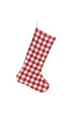 Large Check Gingham Stocking