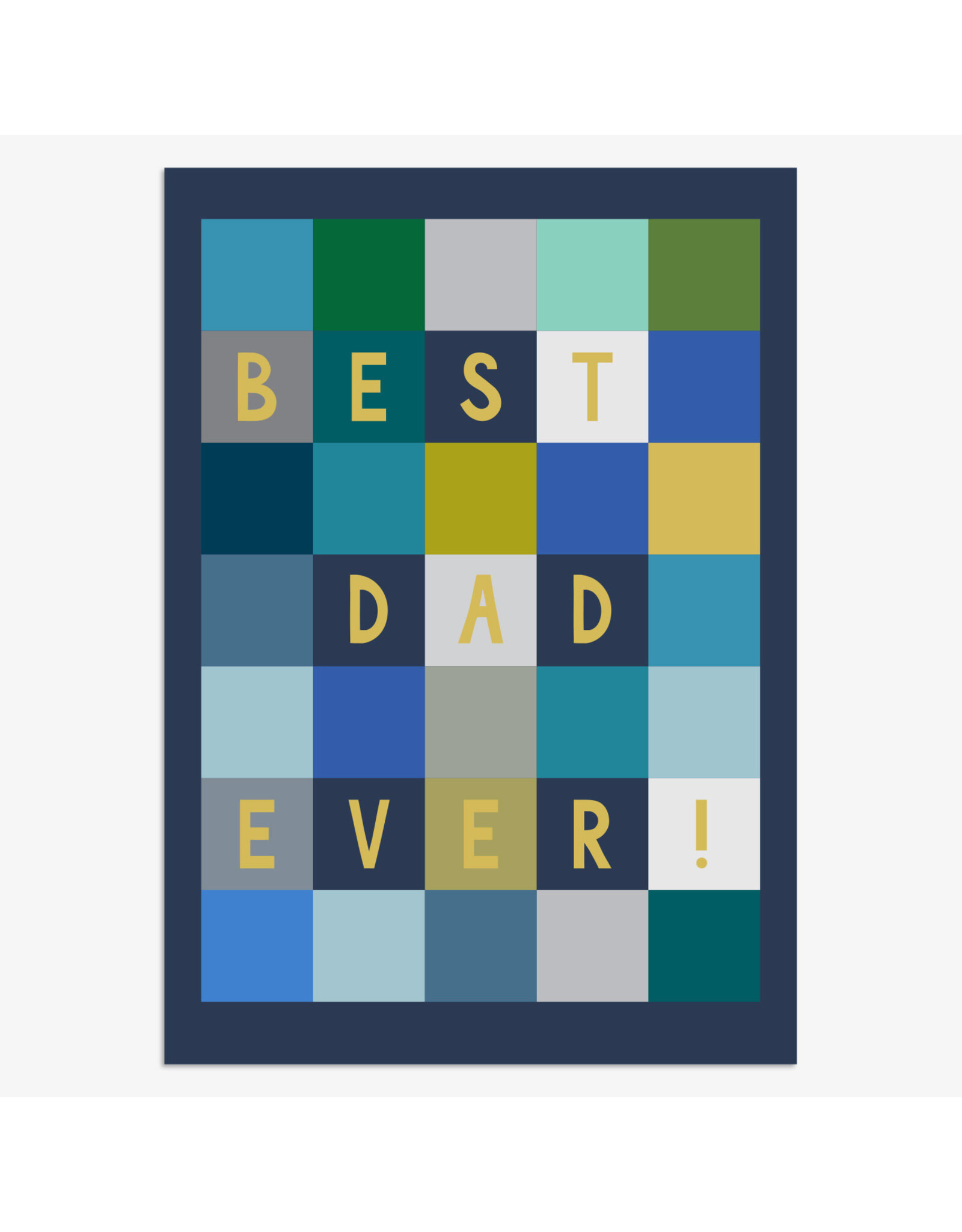Father's Day - Best Dad Ever Blue