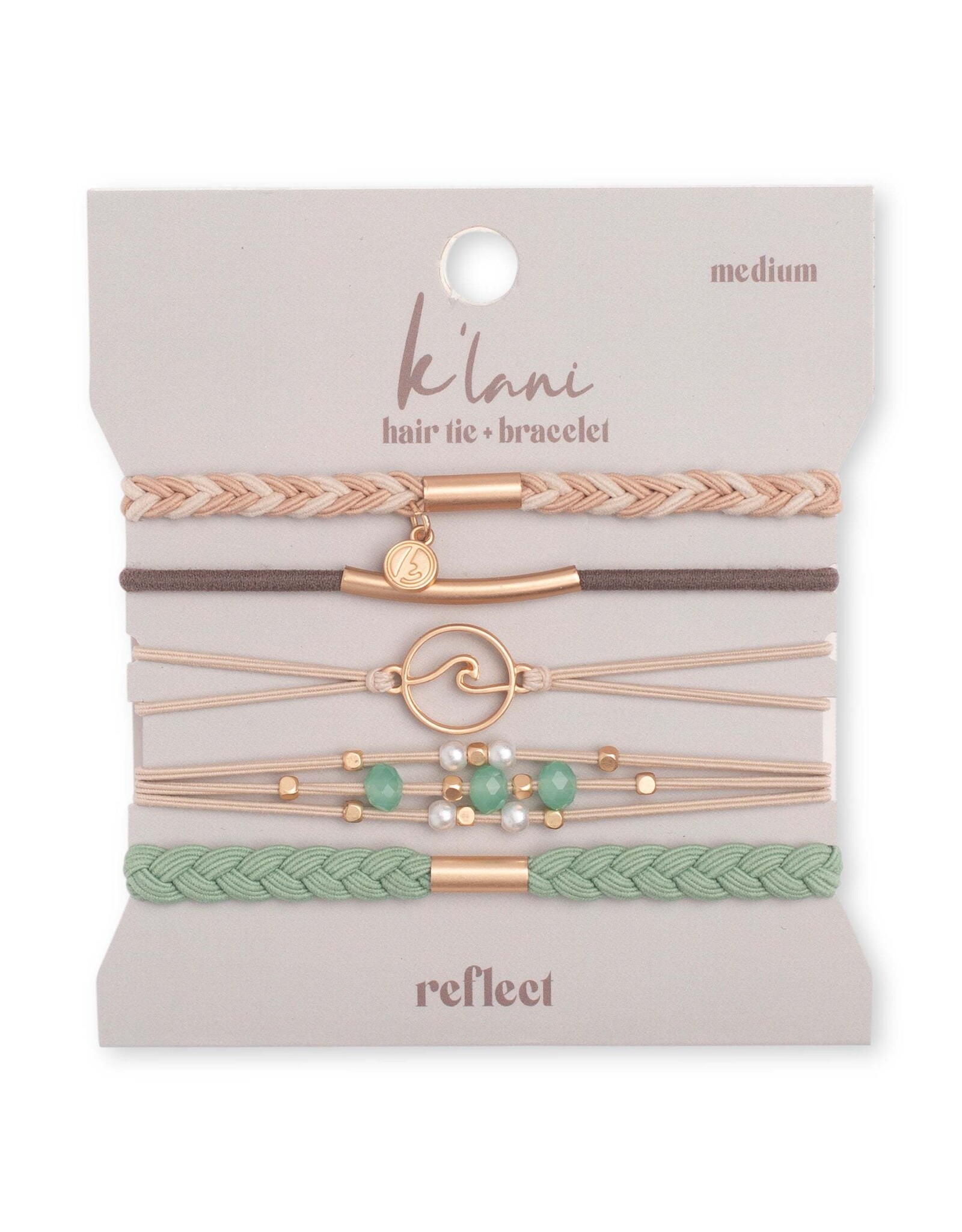 Klani Reflect Hair Tie Bracelet -