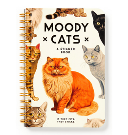 Moody Cats Sticker Book
