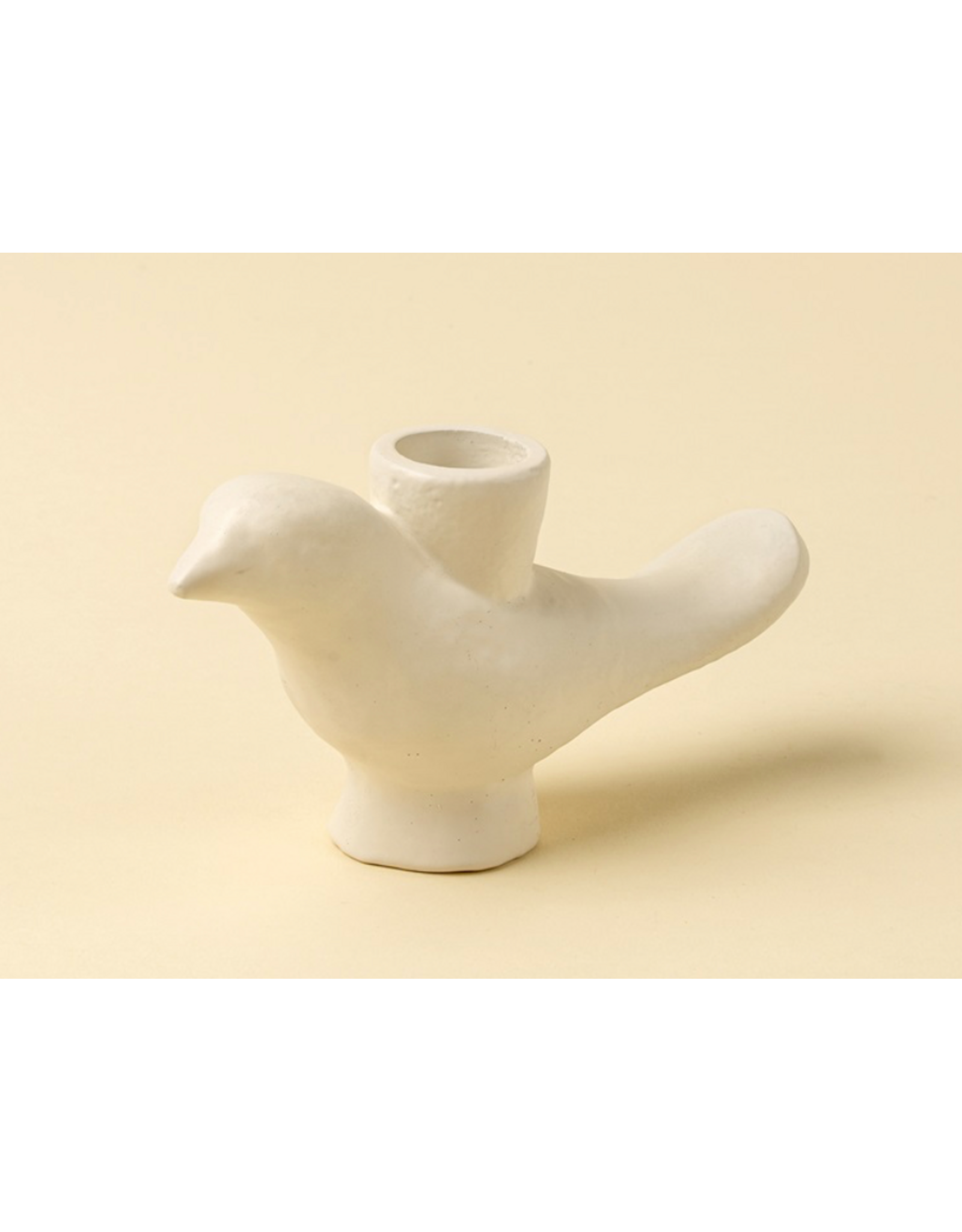 Wren Candle Holder - Ivory