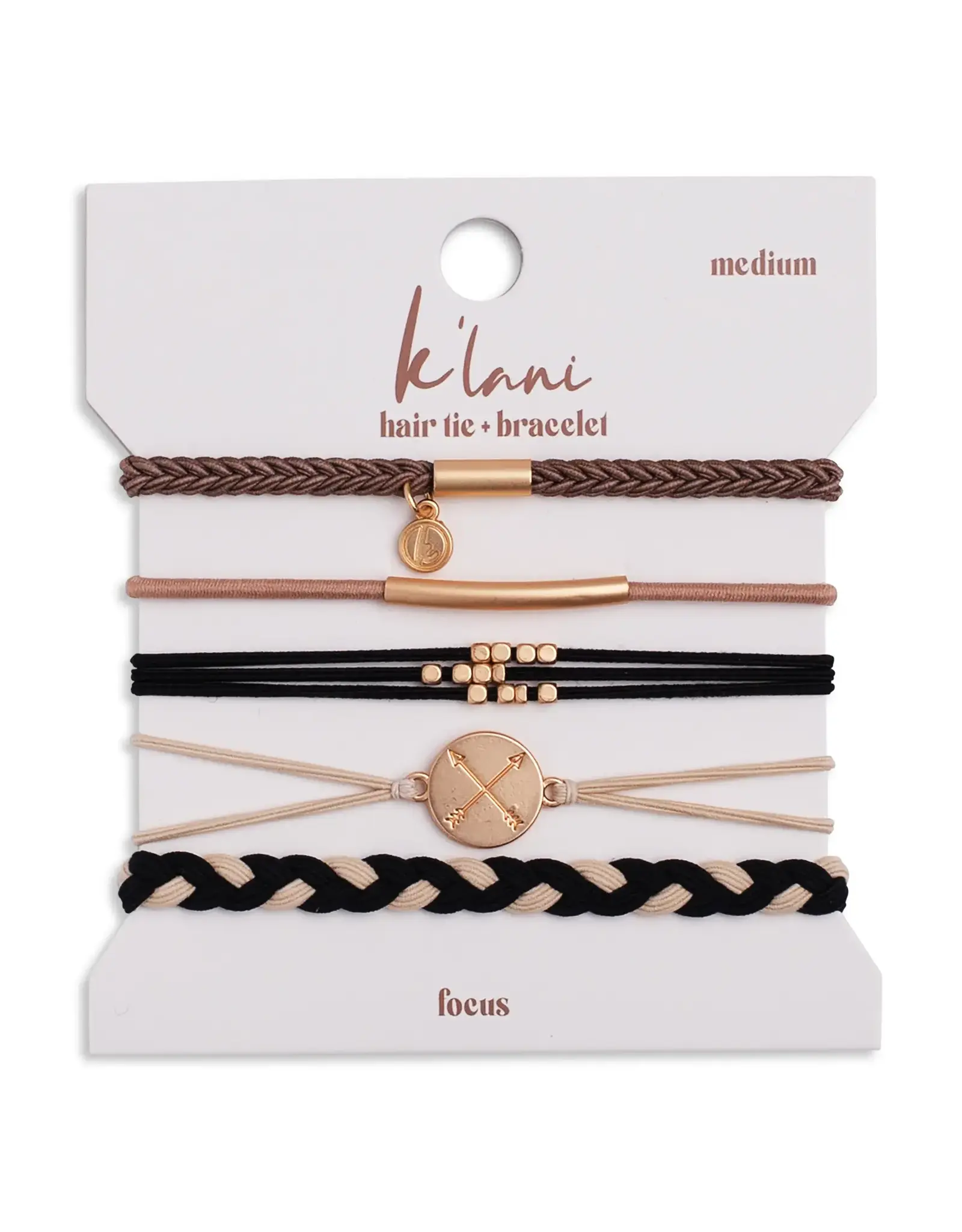 Klani Focus Hair Tie Bracelet -