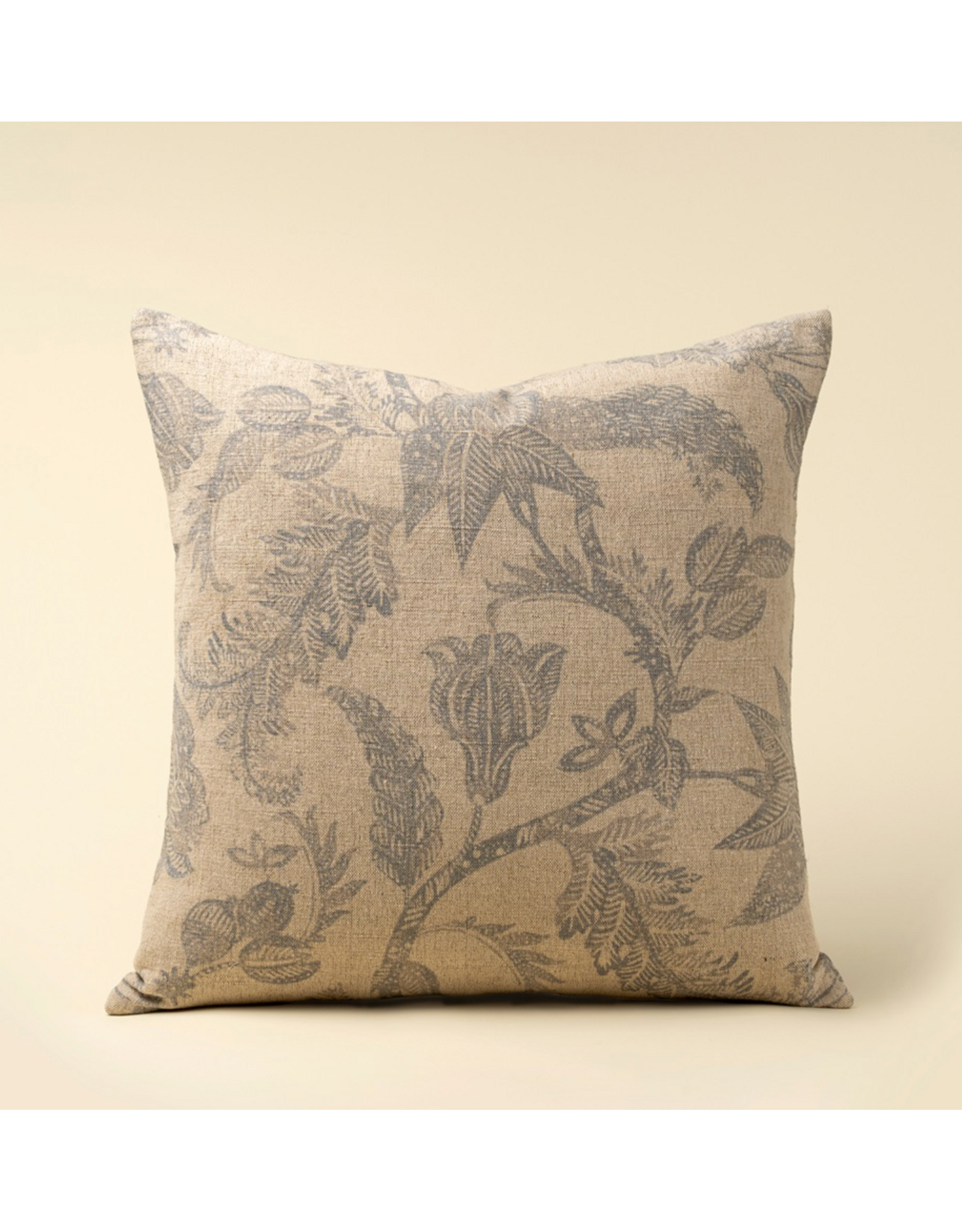 Meadowlark Pillow, Grey Blue - 20x20