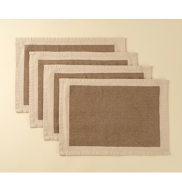 Canvas Placemats Set/4, Sand