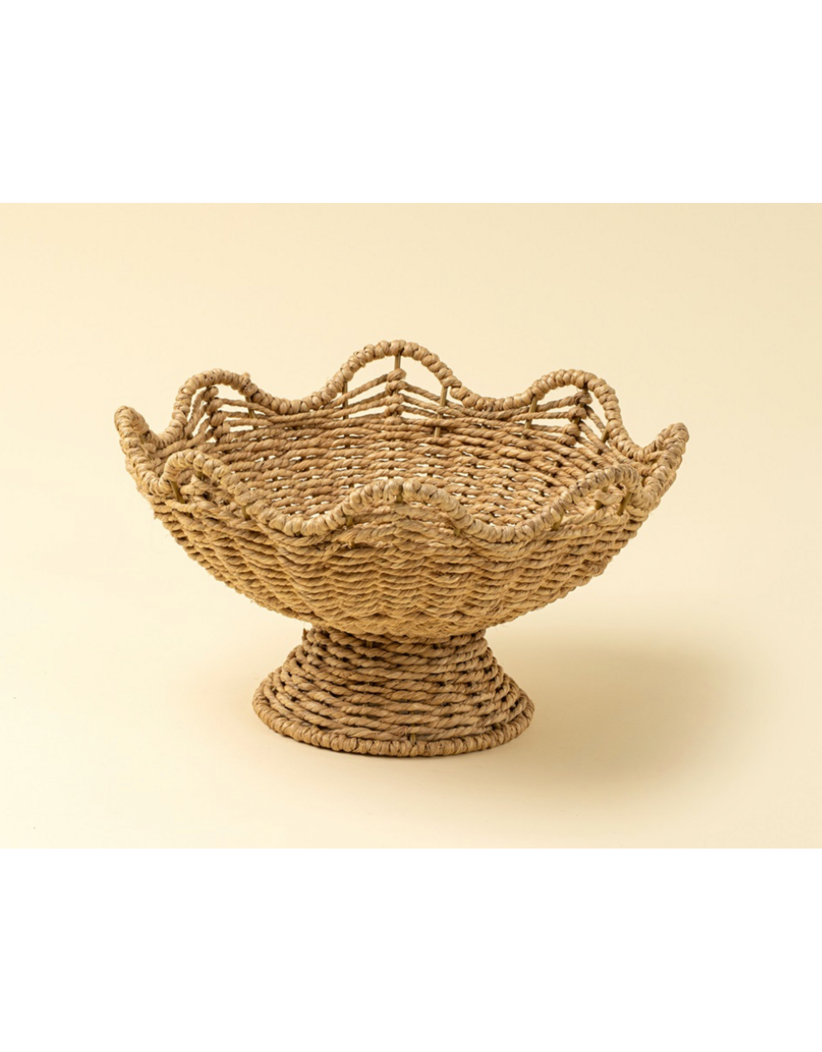 Cleo Scalloped Fruit Basket