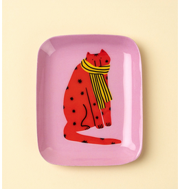 Groovy Cat Decorative Enameled Tray