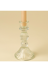 Callista Glass Candleholder - Clear -