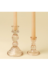 Callista Glass Candleholder - Blush -