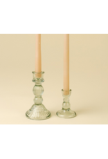 Callista Glass Candleholder - Aqua -