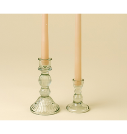 Callista Glass Candleholder - Aqua -