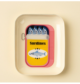 Sardines Decorative Enameled Tray