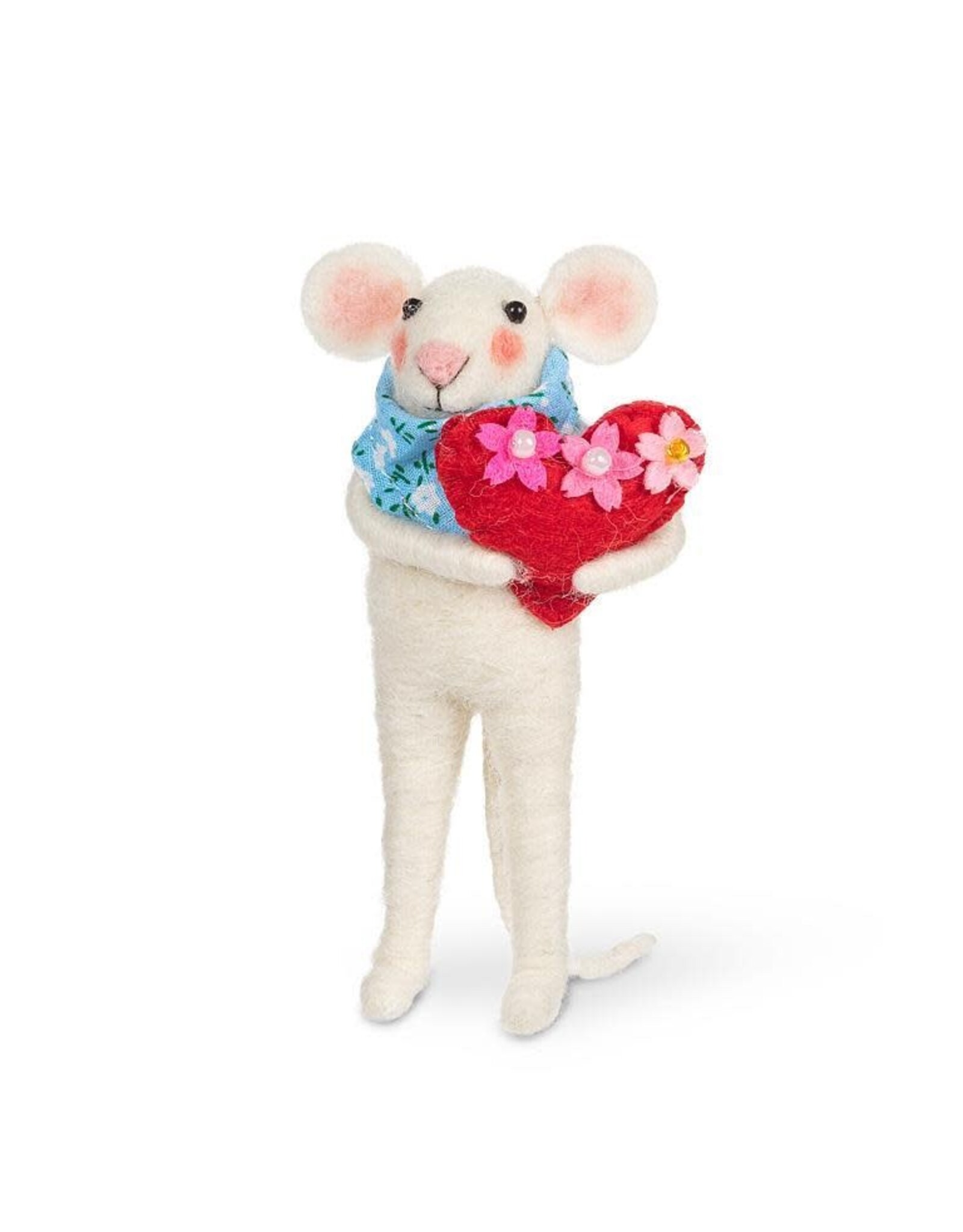 Mouse Holding Valentine