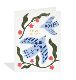 Anniversary - Blue Love Birds