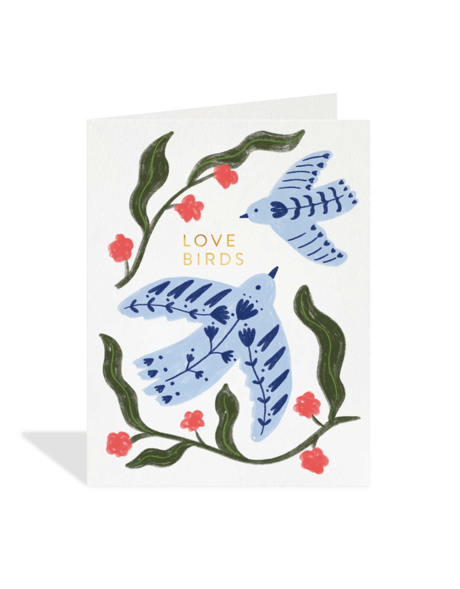 Anniversary - Blue Love Birds