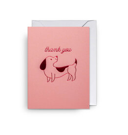 Thank You - Thank You Dog Mini Card