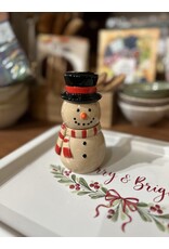Snowman Salt & Pepper Shakers, 2 Pieces