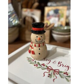Snowman Salt & Pepper Shakers, 2 Pieces
