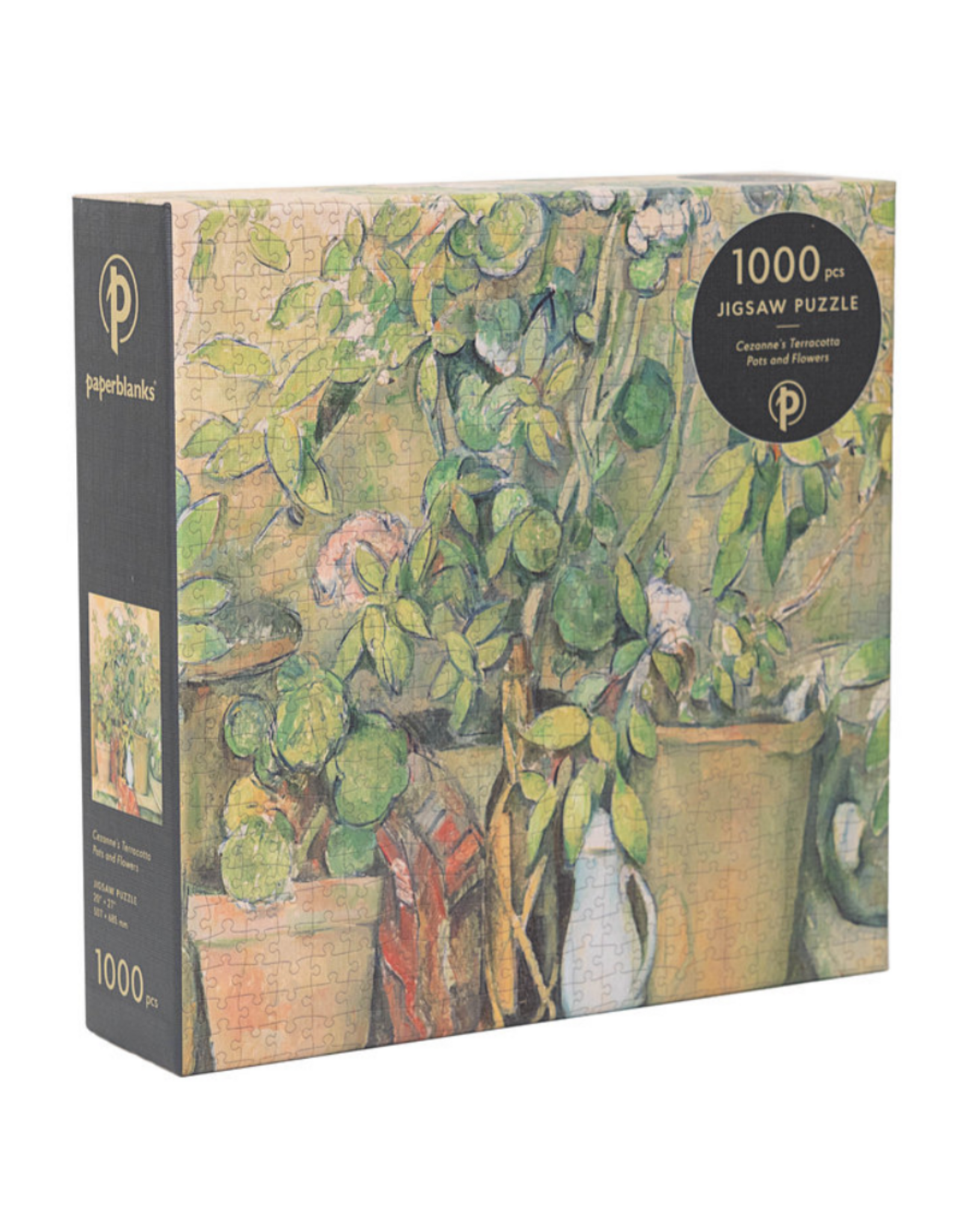 Cezanne's Terracotta Potts & Flowers 1000 Piece Puzzle