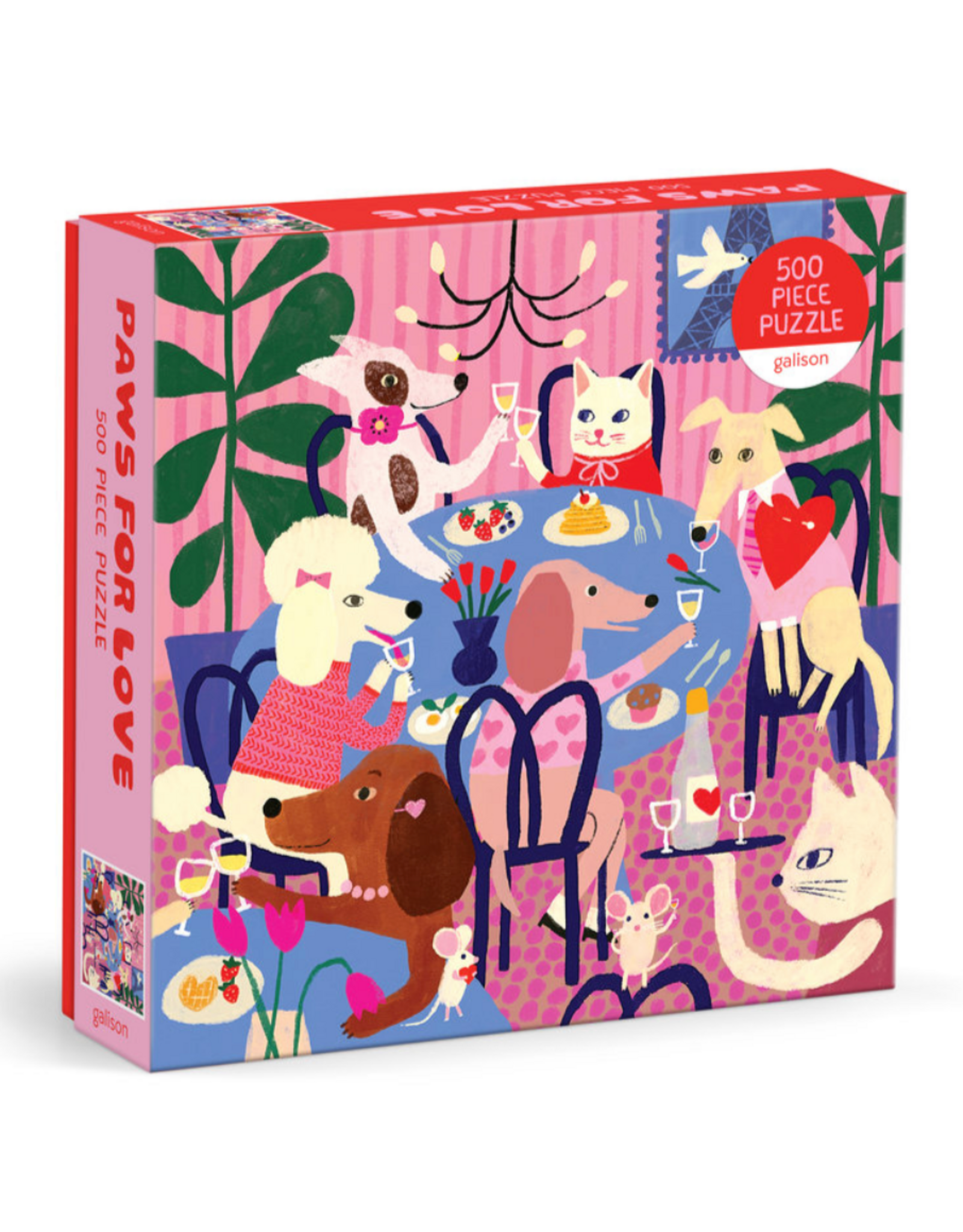 Paws for Love 500 Piece Puzzle