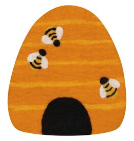 Bumblebee Felt Wool Trivet