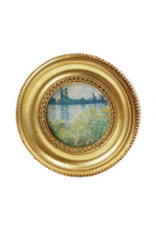 4" H Resin Picture Frame Magnet - Gold -