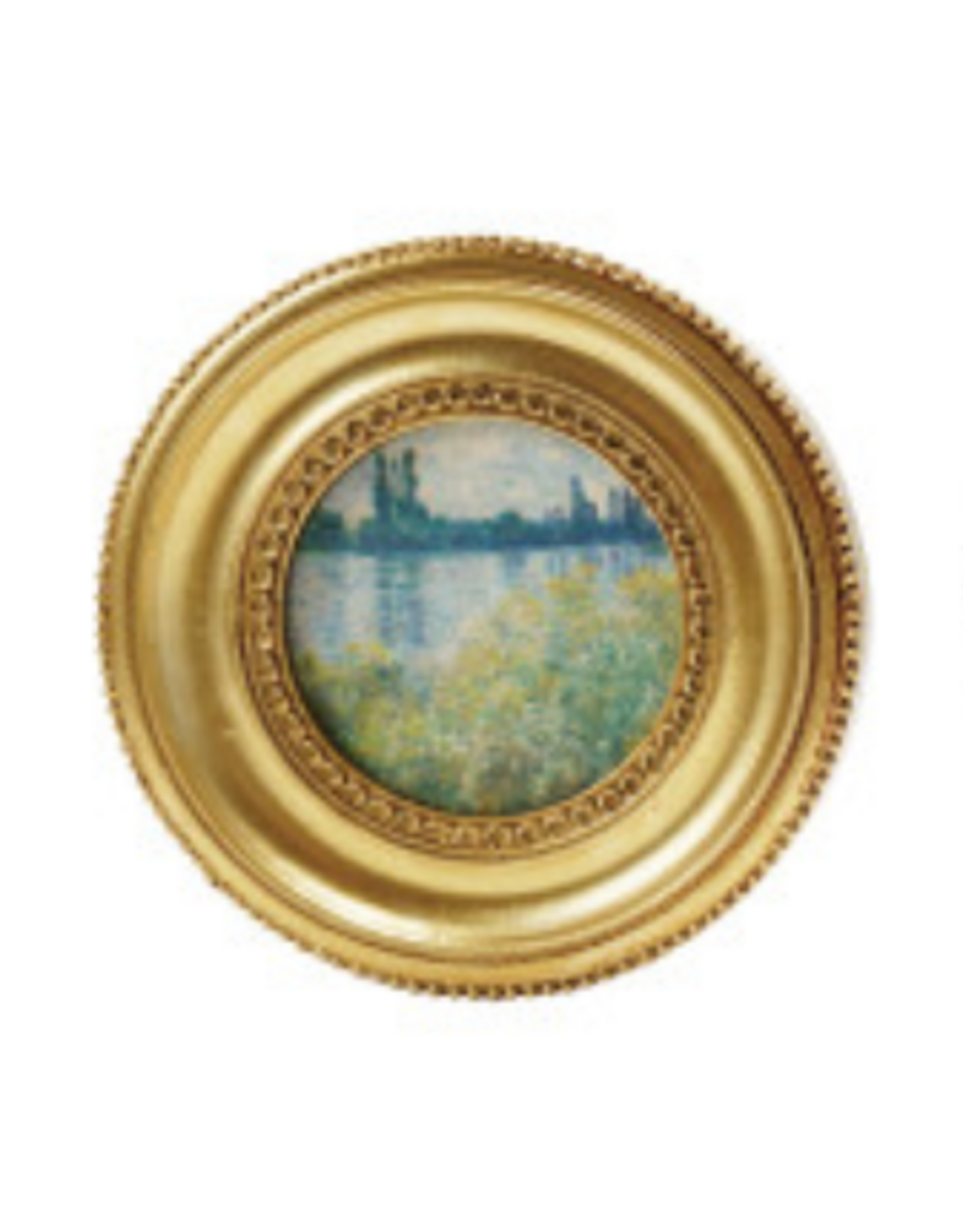 4" H Resin Picture Frame Magnet - Gold -