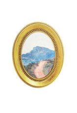 4" H Resin Picture Frame Magnet - Gold -