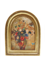 4" H Resin Picture Frame Magnet - Gold -