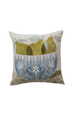 18" Fruit Printed Pillow -