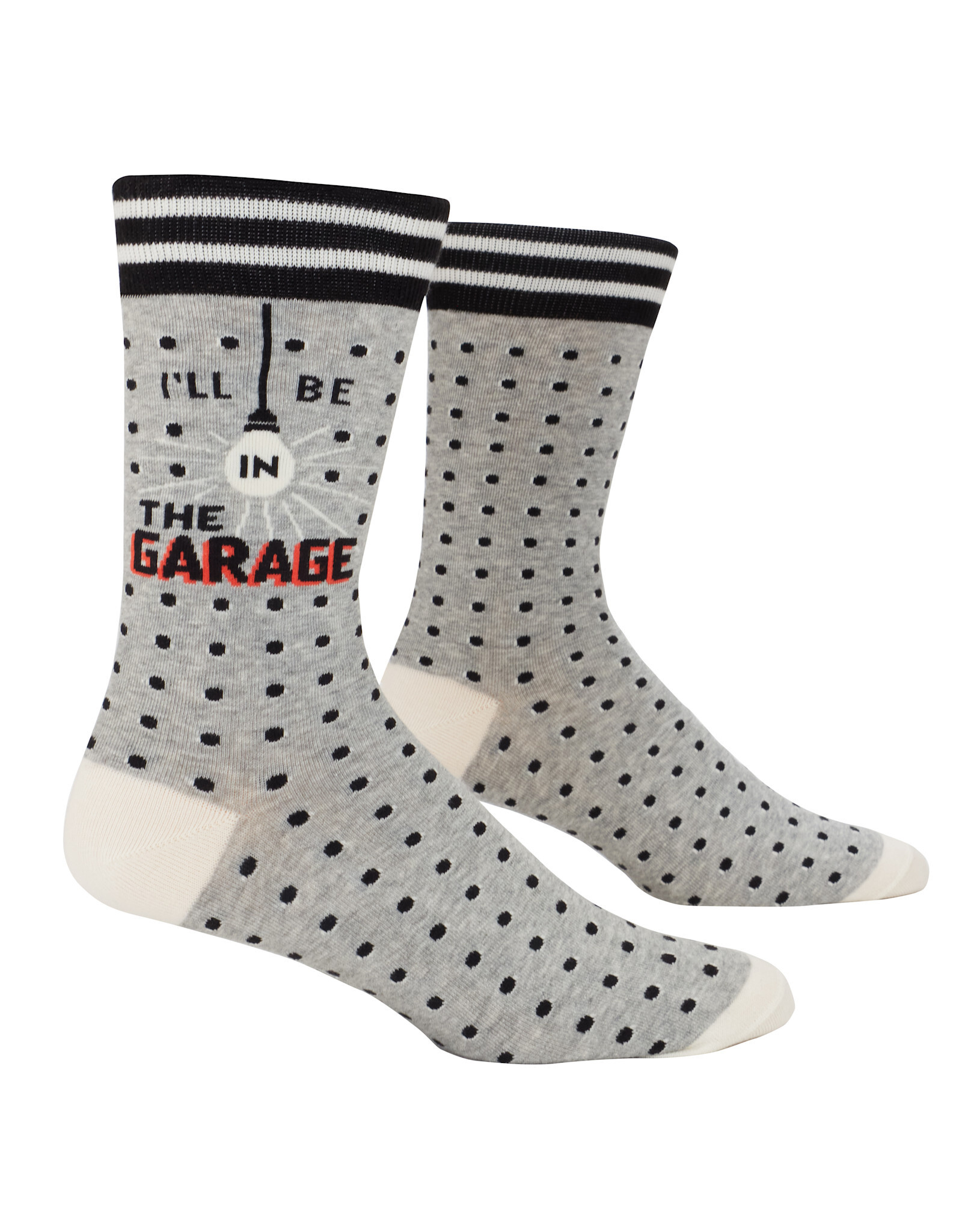 BQ Men's Sassy Socks - I'll Be In Garage