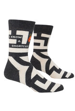 BQ Men's Sassy Socks - I Know A Shortcut