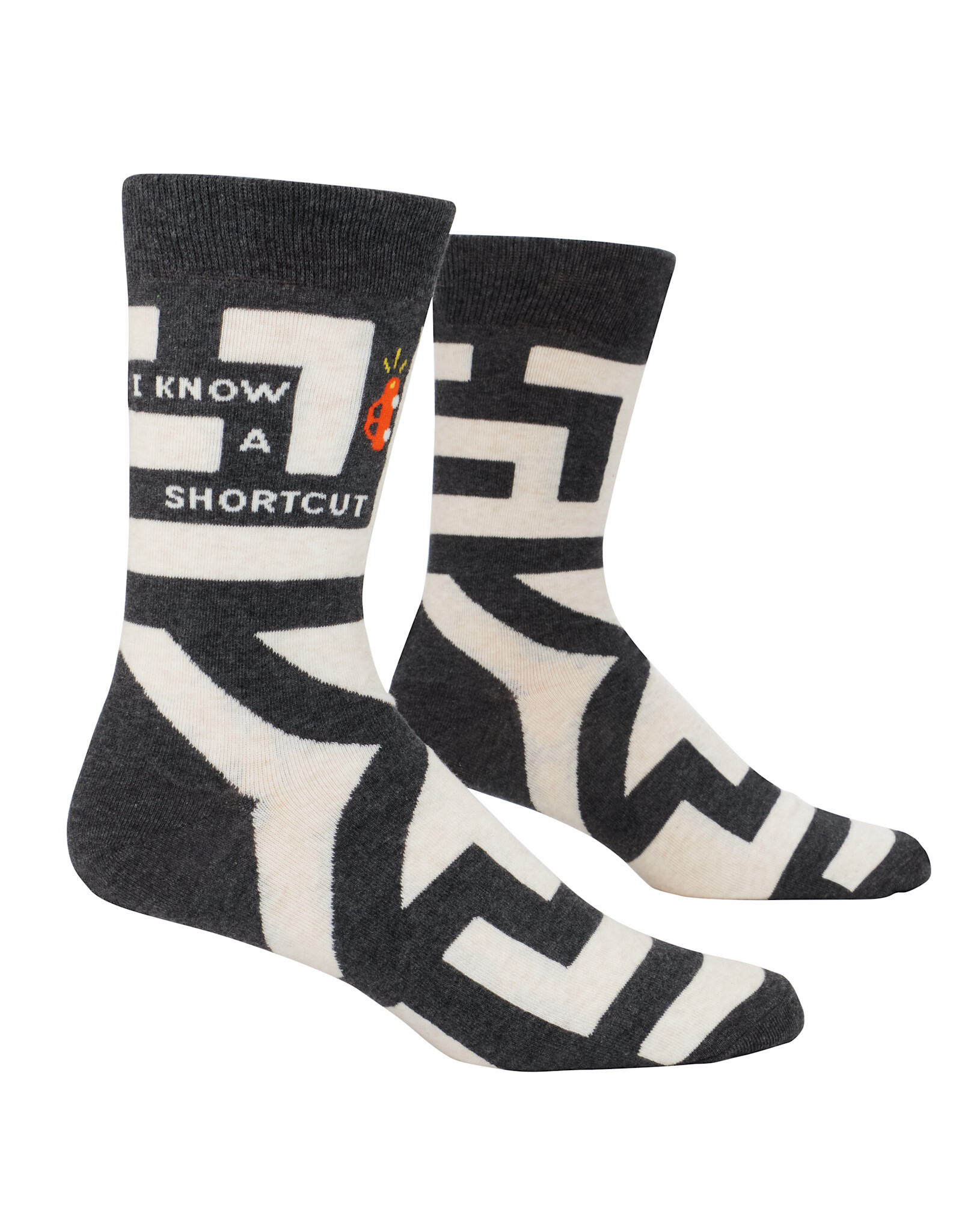 BQ Men's Sassy Socks - I Know A Shortcut